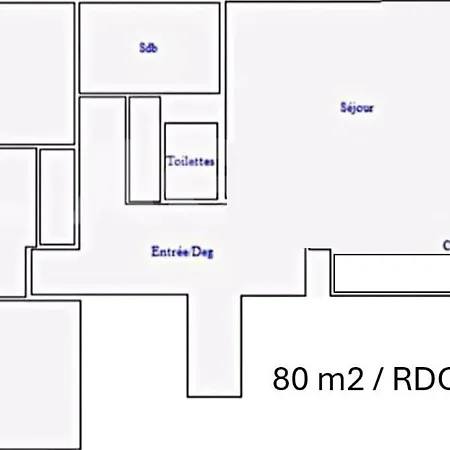 80 M2 14 - 3 Bedrooms - Air Conditioning Apartmán Paříž